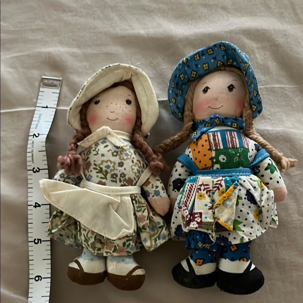 The original Hollie Hobby and Heather dolls. 6 inches tall